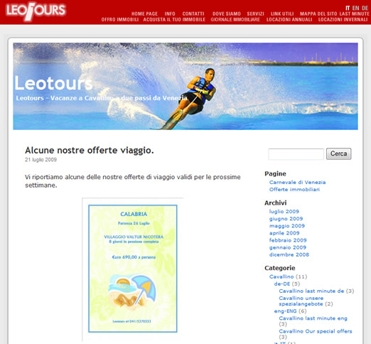 blog aziendale - Leotours